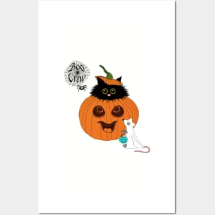 Boo Crew. Cute Halloween Design. Posters and Art